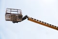 Standing platform on a crane lift