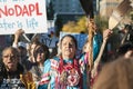 Standing Rock protest in Toronto. Royalty Free Stock Photo