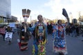 Standing Rock protest in Toronto. Royalty Free Stock Photo