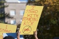 Standing Rock protest in Toronto. Royalty Free Stock Photo