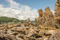 Hashigui-Iwa, Standing Rocks At Kushimoto, Wakayama, Japan