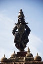 Standing statue of Lord Vitthal, close-up, during Ganpati Festival, Pune