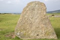 Standing Stone, Hay Bluff, Breacon Beacons, Wales Royalty Free Stock Photo