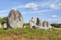 Standing Stones at Carnac, France. Royalty Free Stock Photo