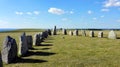 Standing Stones under a brooding sky Royalty Free Stock Photo