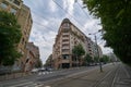 Standing on the street in Belgrade