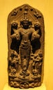 Standing Surya On Chariot Granite Stone 12th Century AD