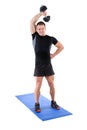 Standing Triceps Extension Dumbbell Workout