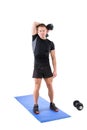 Standing Triceps Extension Dumbbell Workout