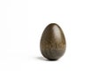 Standing Wood Egg Sculpture Royalty Free Stock Photo