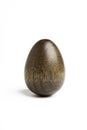 Standing Wood Egg Sculpture Royalty Free Stock Photo