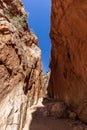 Standley Chasm in the West MacDonnell Range Royalty Free Stock Photo