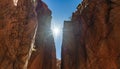 Standley Chasm in the West MacDonnell Range Royalty Free Stock Photo