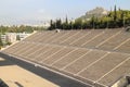 Stands in Panathenaic Stadium, Athens Royalty Free Stock Photo