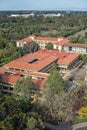 Stanford University campus view from the above