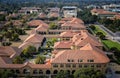 Stanford University campus view from the above