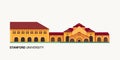 Stanford University. Royalty Free Stock Photo