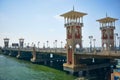 Stanley Bridge, Alexandria, Egypt Royalty Free Stock Photo