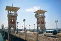 Stanley Bridge, Alexandria, Egypt Royalty Free Stock Photo