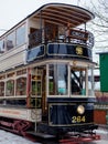 STANLEY, COUNTY DURHAM/UK - JANUARY 20 : Old Tram at the North o