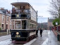 STANLEY, COUNTY DURHAM/UK - JANUARY 20 : Old Tram at the North o