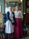 STANLEY, COUNTY DURHAM/UK - JANUARY 20 : Two women Inside an old