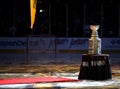 The Stanley Cup at Center Ice, Boston, MA Royalty Free Stock Photo