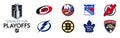 2023 Stanley Cup playoffs. Eastern Conference. NHL. Boston Bruins, Florida Panthers, Tampa Bay Lightning, Toronto Maple Leafs,