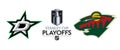 2023 Stanley Cup playoffs. Western Conference. NHL. Dallas Stars vs Minnesota Wild. Kyiv, Ukraine - May 1, 2023