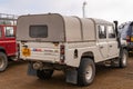 SUVs and covered pickup trucks in Stanley, Falklands, UK