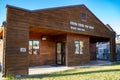 Stanley, Idaho - July 1, 2019: Exterior of the United States Post Office for the small, rural Idaho town