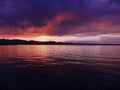 Standley Lake in Arvada, Colorado at Sunset