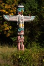 Stanley Park Totem Pole Vancouver Royalty Free Stock Photo