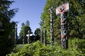 Stanley Park Totem Poles native artworks