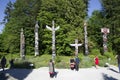 Stanley Park Totem Poles native artworks