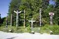 Stanley Park Totem Poles native artworks