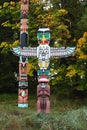 Stanley Park Totem, Vancouver Royalty Free Stock Photo