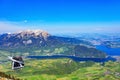 Stanserhorn CabriO cable car in Switzerland