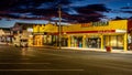 Stanthorpe, Queensland, Australia - Price Busters shop along the main street at sunset