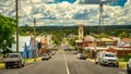 Stanthorpe, Queensland, Australia - Road to town with Australia Post Office building in the background