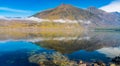 Stanton Mountain Reflected on The Still Waters of Lake McDonald Royalty Free Stock Photo