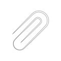 staple clip icon. Element of Education for mobile concept and web apps icon. Outline, thin line icon for website design and Royalty Free Stock Photo