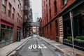 Staple Street Skybridge in New York City Royalty Free Stock Photo