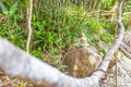 Stapled stacked stones Lamru Nationalpark Khao Lak Phang-nga Thailand Royalty Free Stock Photo