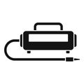 Stapler air compressor icon, simple style Royalty Free Stock Photo
