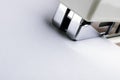 Stapler for binding sheets of paper closeup Royalty Free Stock Photo