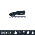 Stapler icon flat Royalty Free Stock Photo