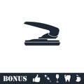 Stapler icon flat Royalty Free Stock Photo