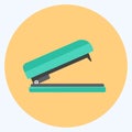 Stapler Icon in trendy flat style isolated on soft blue background Royalty Free Stock Photo