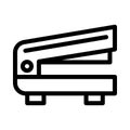 Stapler vector thin line icon Royalty Free Stock Photo